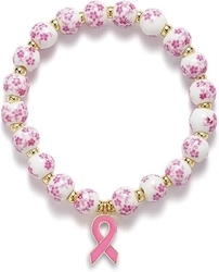 L1871-Pink Ceramic Bracelet