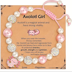 L1860-Salamander Woven Pearl Bracelet (With Card)