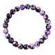 Boheme Natürlicher lila Feuerachat 8Mm Perlenarmband