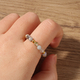 Vintage Red Agate Natural Stone Stackable Ring Set For Women