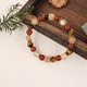 Yellow Tiger Eye Beaded Bracelet Natural Stone Fall Winter