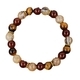 Yellow Tiger Eye Beaded Bracelet Natural Stone Fall Winter