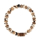L2241-Neues Armband Türkis Hühnerflügelholz Rundperlen-Armband