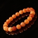 Roter Aventurin Rundperlen-Armband Kristall Schmuck