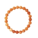 Roter Aventurin Rundperlen-Armband Kristall Schmuck