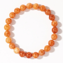 Roter Aventurin Rundperlen-Armband Kristall Schmuck
