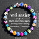 Bohemian Natural Fire Agate Beaded Bracelet For Women