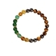 Natürlicher Citrin & grünes Tigerauge Perlenarmband