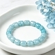 L2239-Außenhandelsarmband Aquamarin-Kristallarmband mit unregelmäßigen Tonnenperlen