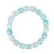 L2239-Außenhandelsarmband Aquamarin-Kristallarmband mit unregelmäßigen Tonnenperlen