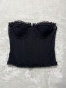 Mesh Double-Layer Back Straps Cami Bustier Stretch Shapewear Corset