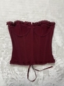 Mesh Double-Layer Back Straps Cami Bustier Stretch Shapewear Corset