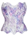 Court Corset Mesh Breathable Shapewear Top Hollow Lace Bustier