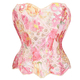 Court Corset Mesh Breathable Shapewear Top Hollow Lace Bustier