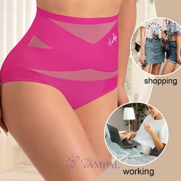 Plus Size High-Waist Tummy Control Briefs