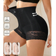 Women's Tummy Control Shaping Shorts With Lace Trim