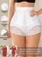 Women's Tummy Control Shaping Shorts With Lace Trim