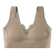 Women's Seamless Push-Up Wireless Bra With Back Coverage