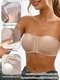 Strapless Front Closure Push-Up Tube Bra For Women