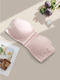 Strapless Front Closure Push-Up Tube Bra For Women