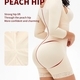 Long Sleeve Adjustable Straps Zip Waist Trainer Bodysuit