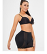 Black Plus Size Low-Rise Hip Padded Enhancer Panty
