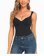 Black Seamless Cami Bodysuit Shapewear
