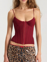 Fishbone Camisole Corset Top Women's Backless Shaping Outerwear