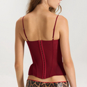 Fishbone Camisole Corset Top Women's Backless Shaping Outerwear