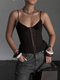 Fishbone Camisole Corset Top Women's Backless Shaping Outerwear