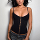 Fishbone Camisole Corset Top Women's Backless Shaping Outerwear