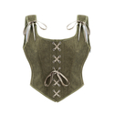 Renaissance Corset Tube Top With Double Shoulder Straps
