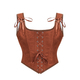 Renaissance Corset Tube Top With Double Shoulder Straps