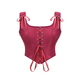Renaissance Corset Tube Top With Double Shoulder Straps