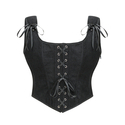 Renaissance Corset Tube Top With Double Shoulder Straps