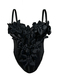 3D-Blumen-Camisole-Top Slim Fit Fischgräten-BH