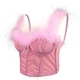 Ostrich Feather Fishbone Strapless Waist Trainer Cami