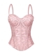 Lace Corset Top Camisole Women's Push-Up Shapewear Outerwear