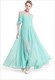 Chiffon-Maxikleid in A-Linie mit Cold-Shoulder-Spaghettiträgern und V-Ausschnitt