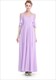 Chiffon-Maxikleid in A-Linie mit Cold-Shoulder-Spaghettiträgern und V-Ausschnitt