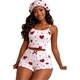 Women's Summer Camisole And Shorts Pajama Set Soft Casual Homewear