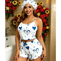 P553 Blue Heart 1 + Hat
