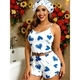 Women's Summer Camisole And Shorts Pajama Set Soft Casual Homewear
