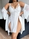 Women's Lace Backless Crotchless Bodysuit