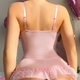 Rosa süßes niedliches Spitzen-Schleifen-Einteilige Dessous