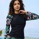 Long Sleeve One-Piece Swimsuit For Women