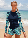 Long Sleeve One-Piece Swimsuit For Women