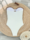 As shown in the picture Cutout One-Piece Bikini Swimsuit Color-Block Strapless Metal Flower