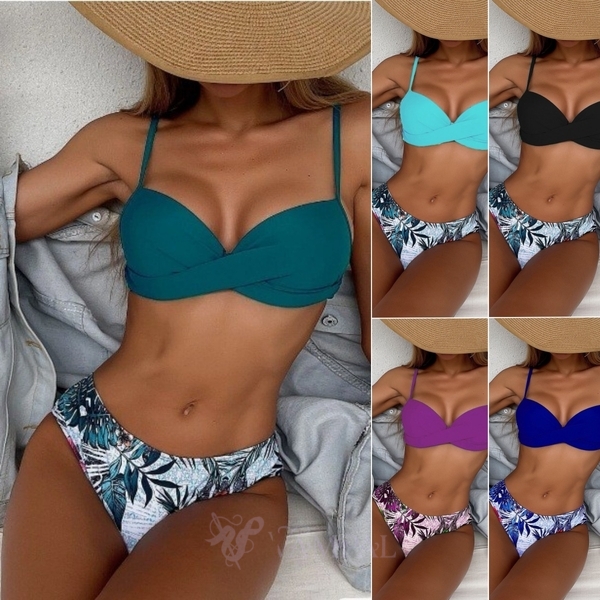 Women's Two-Piece Bikini With Underwire Hard Cup