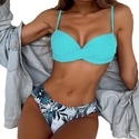 Women's Two-Piece Bikini With Underwire Hard Cup